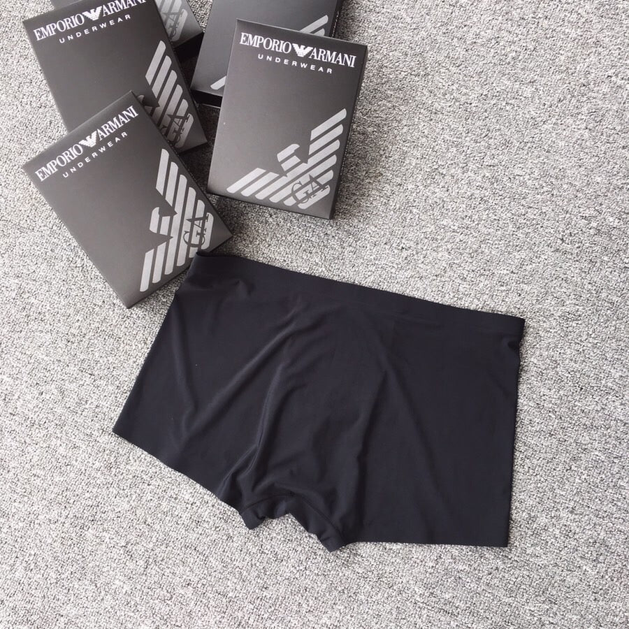 Armani Plain Mixed-Colour Boxer Briefs, Box of 3, gallery image 7