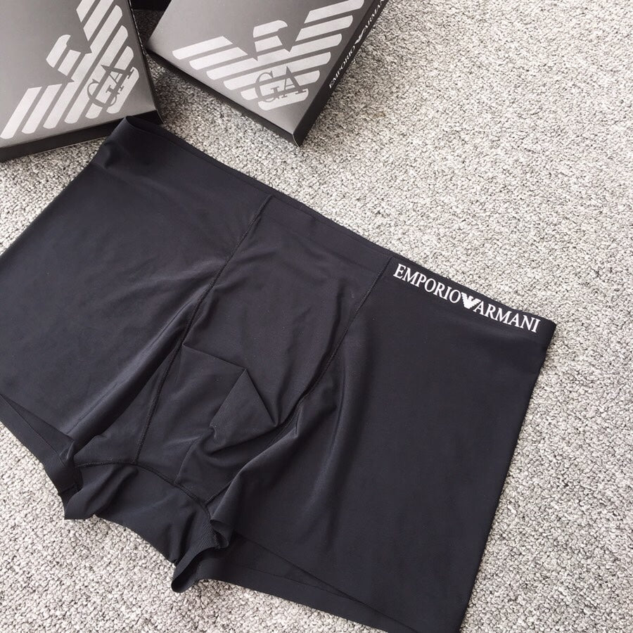 Armani Plain Mixed-Colour Boxer Briefs, Box of 3, gallery image 4