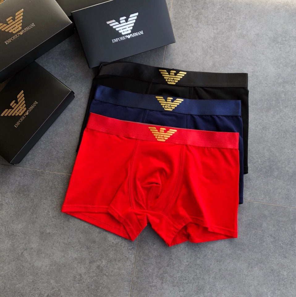 Emporio Armani Boxed Bright Wing Motifs Boxer Briefs, image 3
