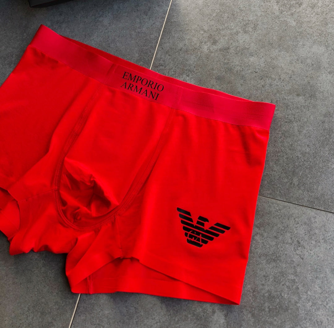 Armani Red Eagle Detail Boxer Briefs, Box of 3, gallery image 6