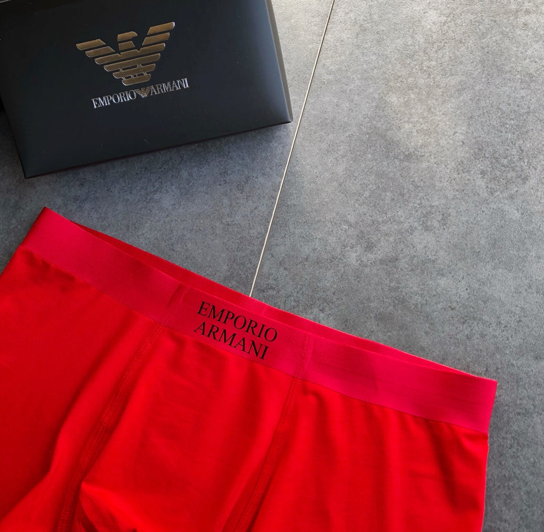 Armani Red Eagle Detail Boxer Briefs, Box of 3, gallery image 8