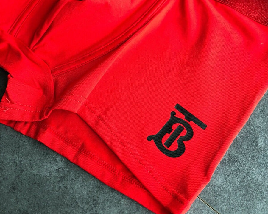 Burberry Red Small Horse Motifs Boxer Briefs, image 4
