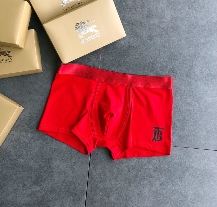 Burberry Red Small Horse Motifs Boxer Briefs, image 3