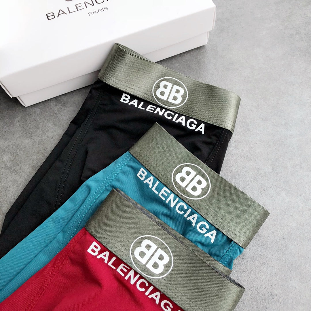 Balenciaga Boxed Colourful BB Waist Panels Boxer Briefs, image 2