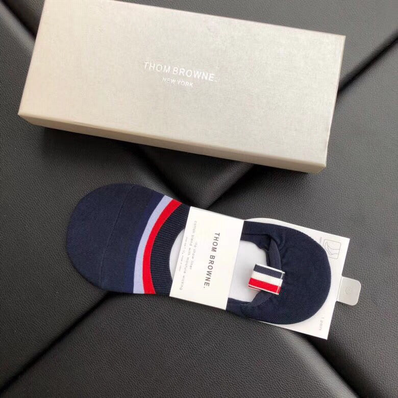 Thom Browne Tricolour Band Short Socks, gallery image 9