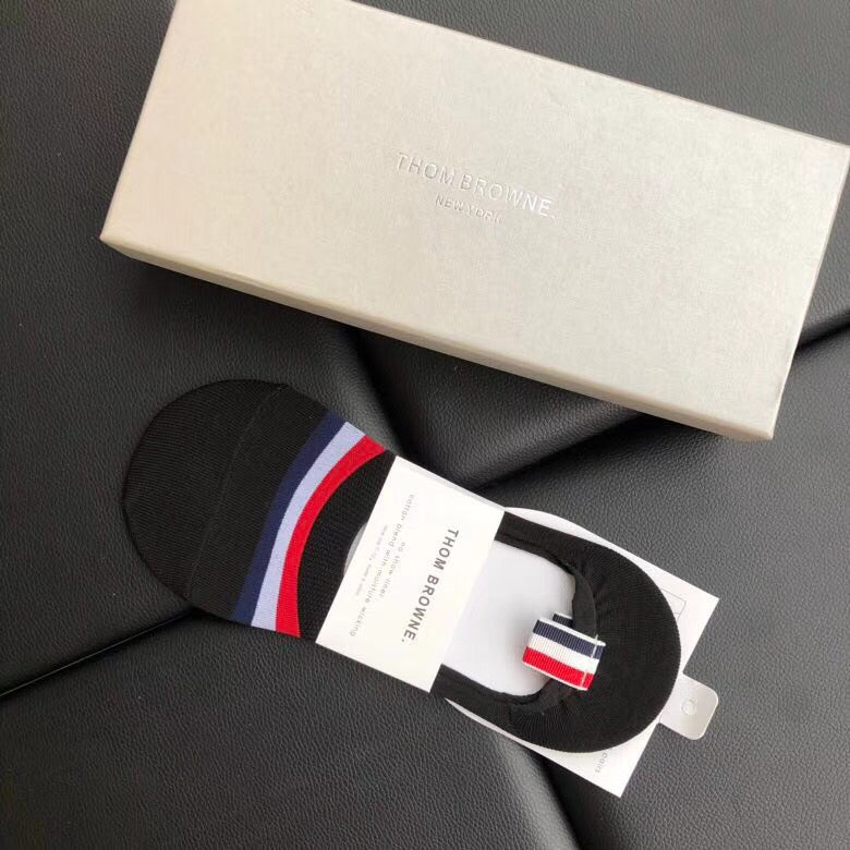 Thom Browne Tricolour Band Short Socks, gallery image 3