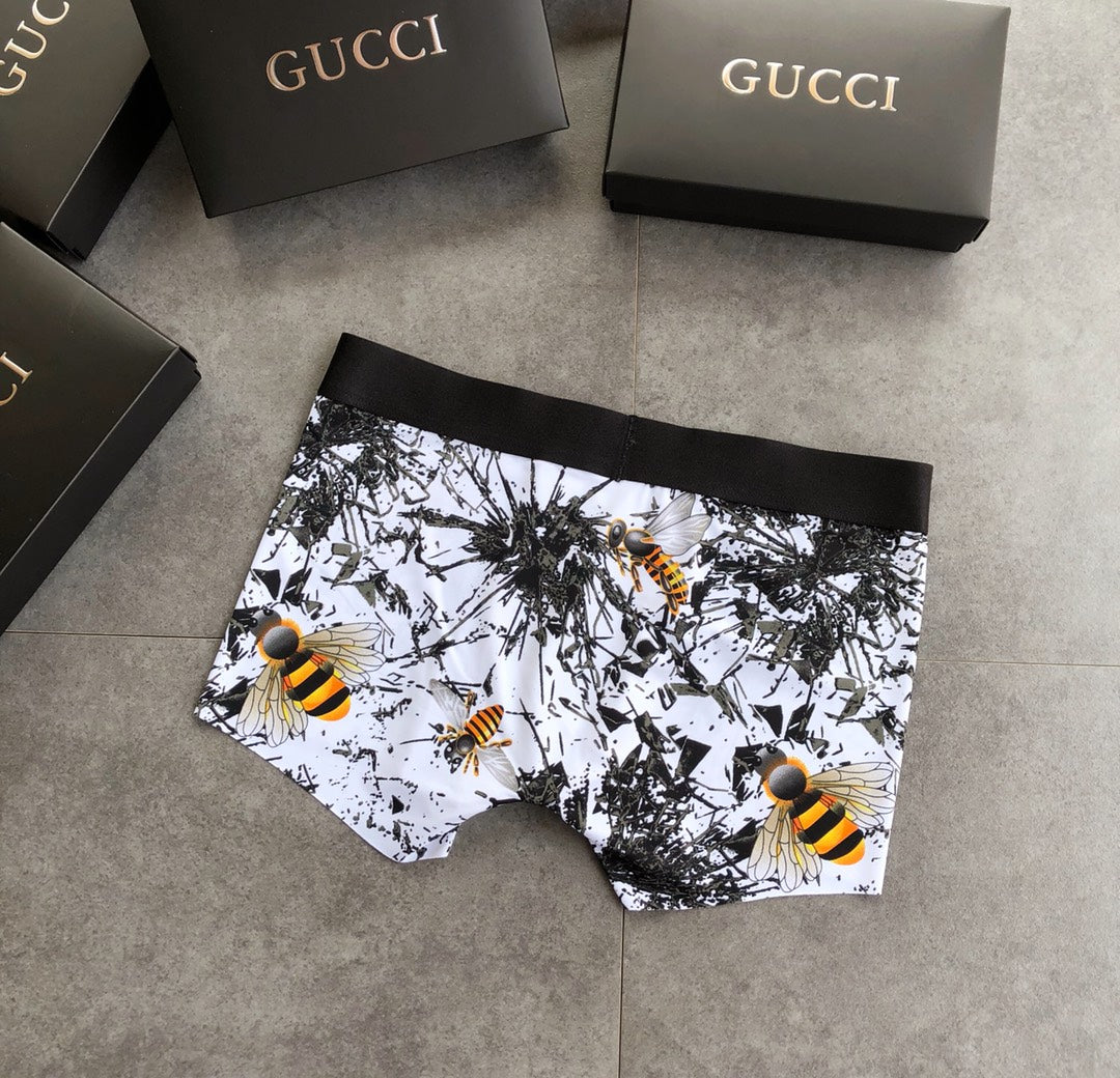Gucci Boxed Black White Repeated Letters Boxer Briefs, image 9