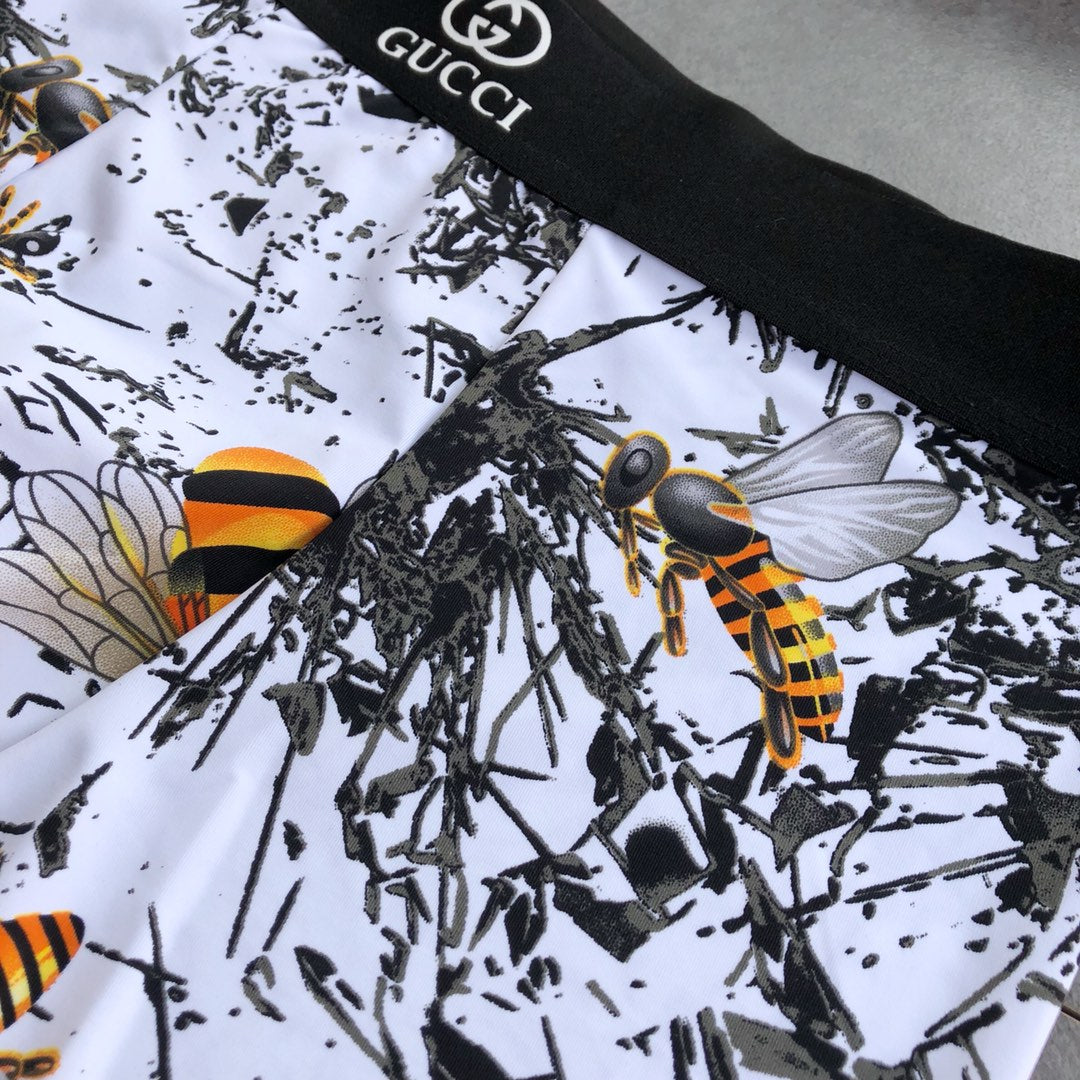 Gucci Boxed Black White Repeated Letters Boxer Briefs, image 8