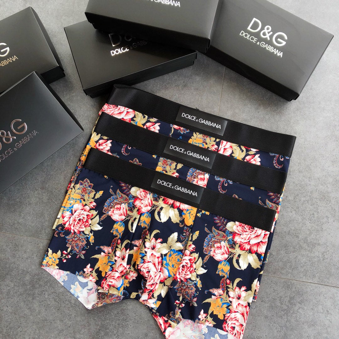 Dolce & Gabbana Illustrated Wordmark Boxer Briefs, gallery image 3