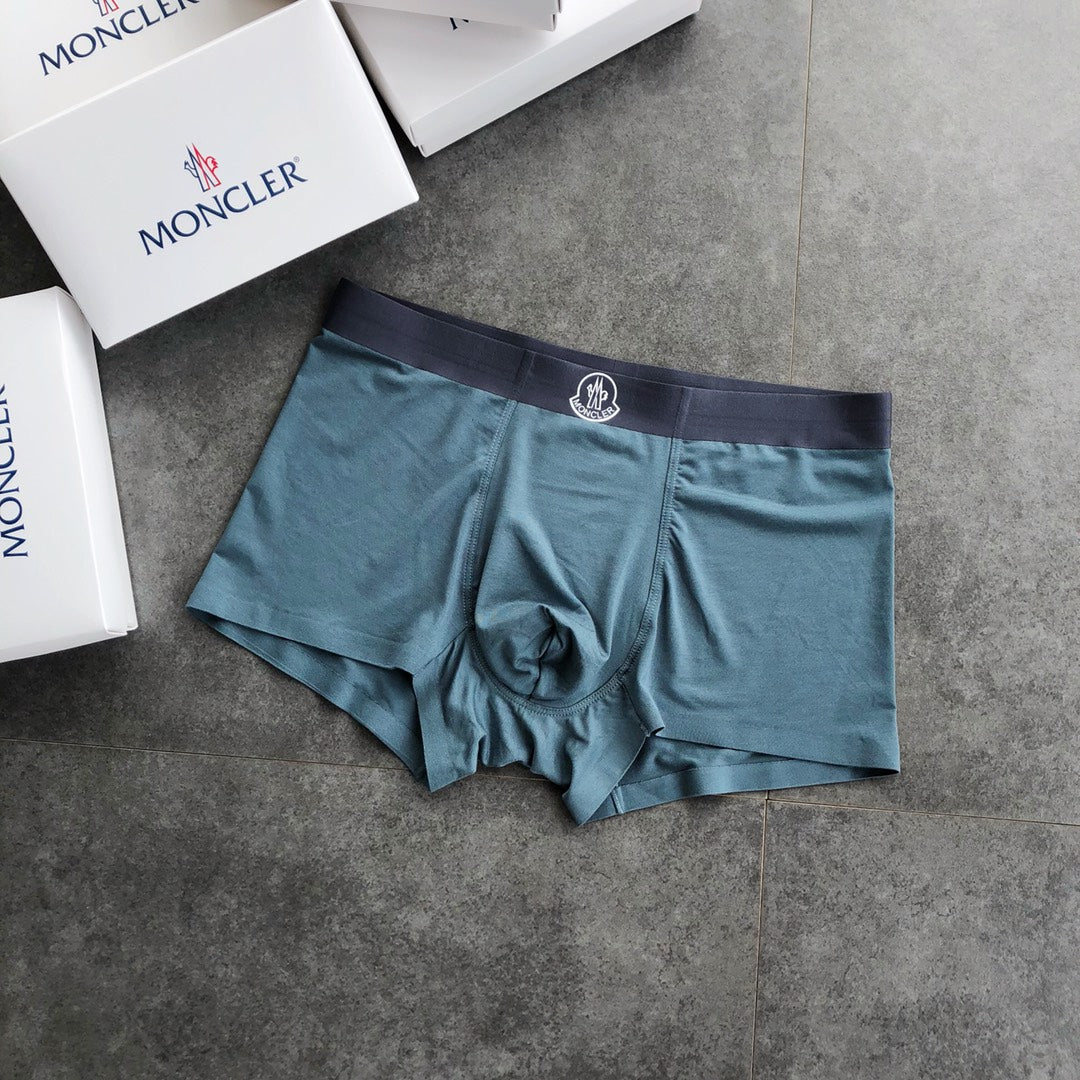 Moncler Round Emblem Boxed Boxer Briefs, Box of 3, gallery image 7