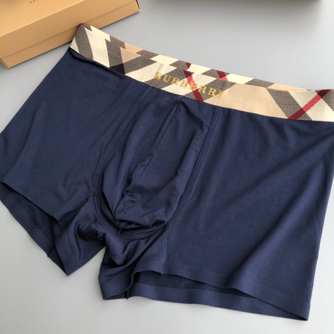Burberry Dark Shades Wide Check Waist Boxer Briefs, image 6