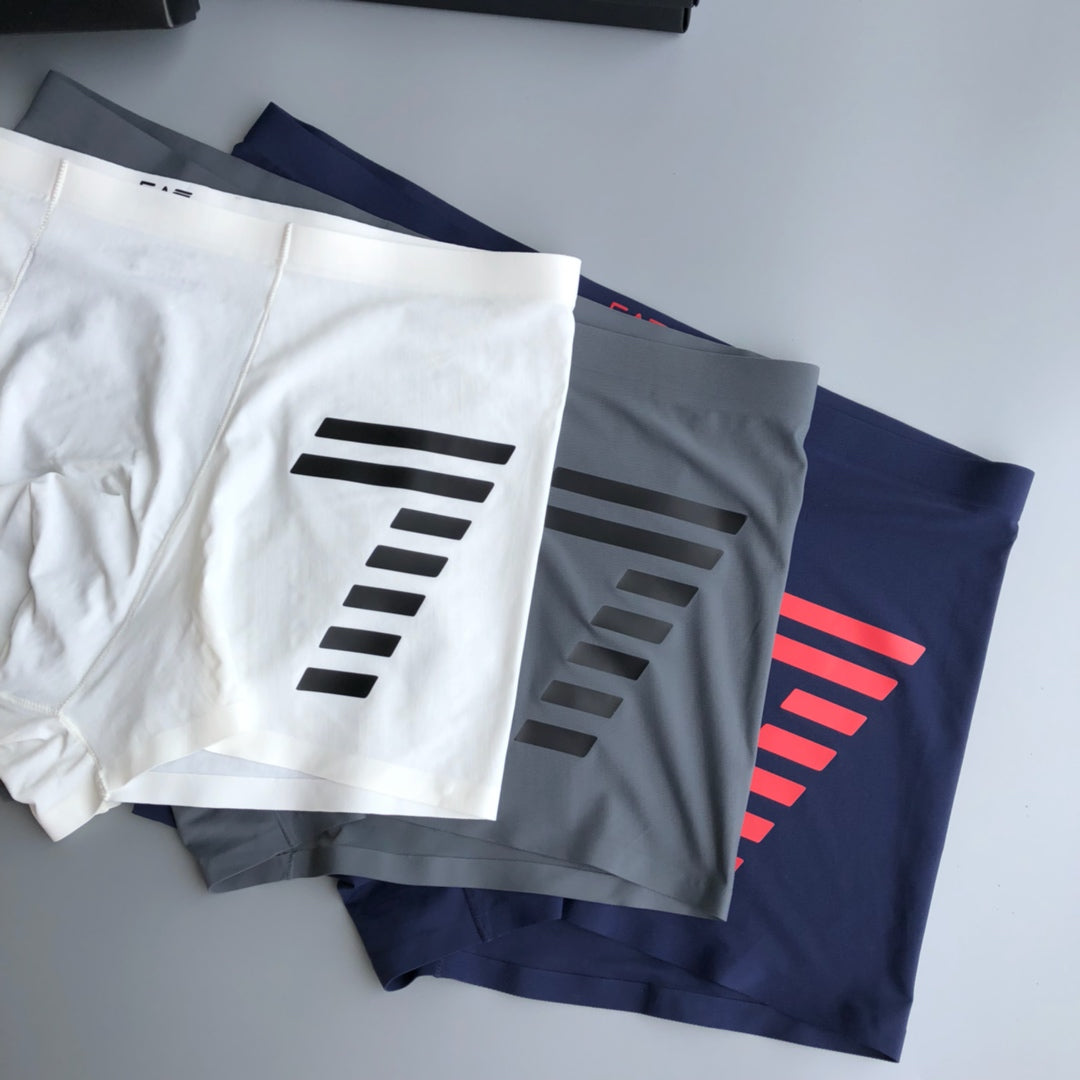 Emporio Armani White Multicolour Large Wing Boxer Briefs, image 3