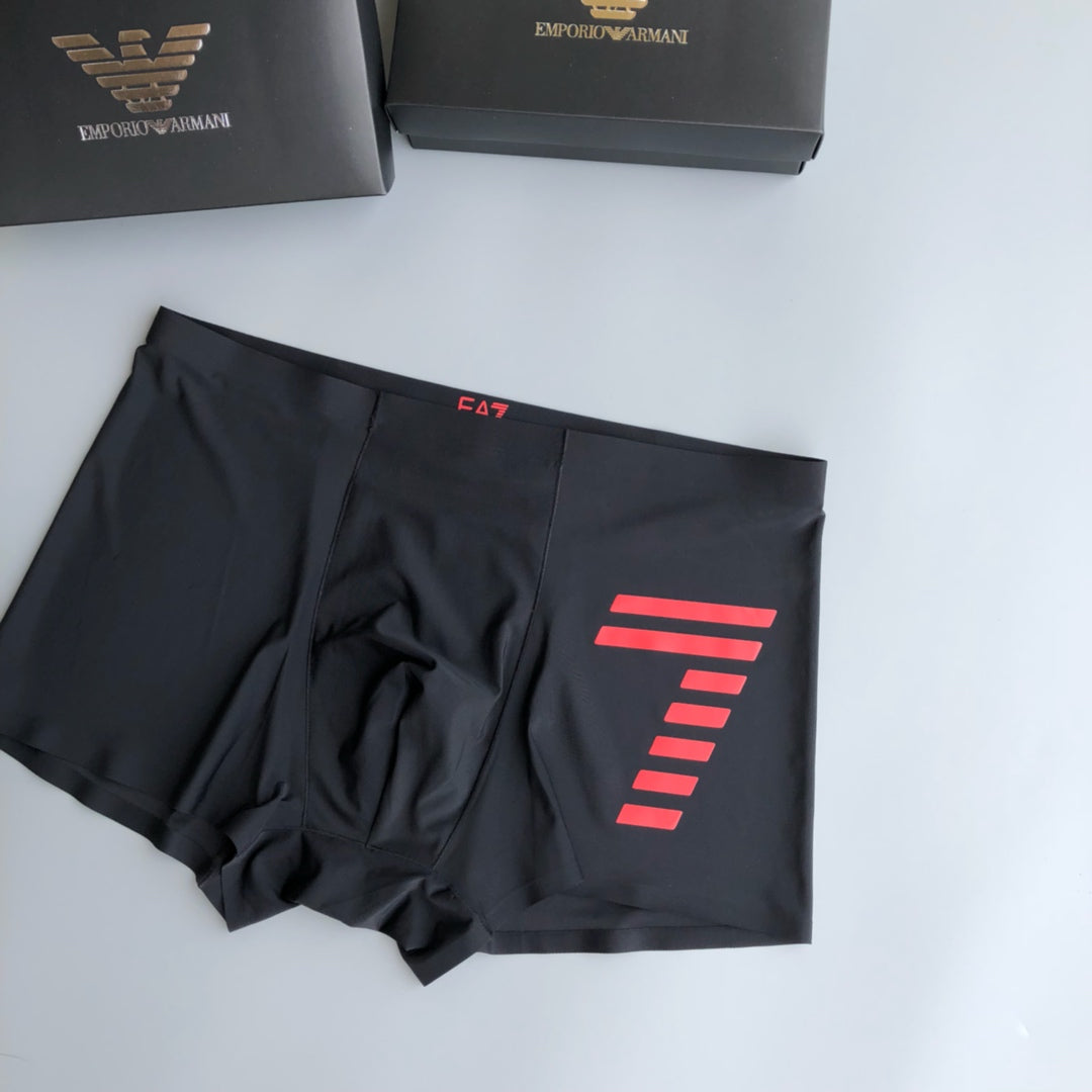Emporio Armani White Multicolour Large Wing Boxer Briefs, image 6