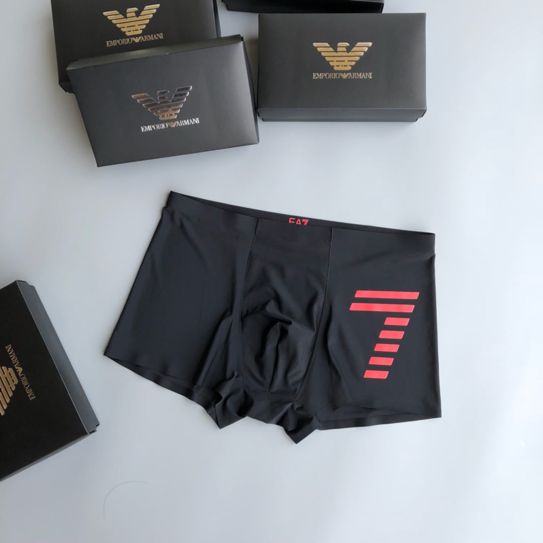 Emporio Armani White Multicolour Large Wing Boxer Briefs, image 5
