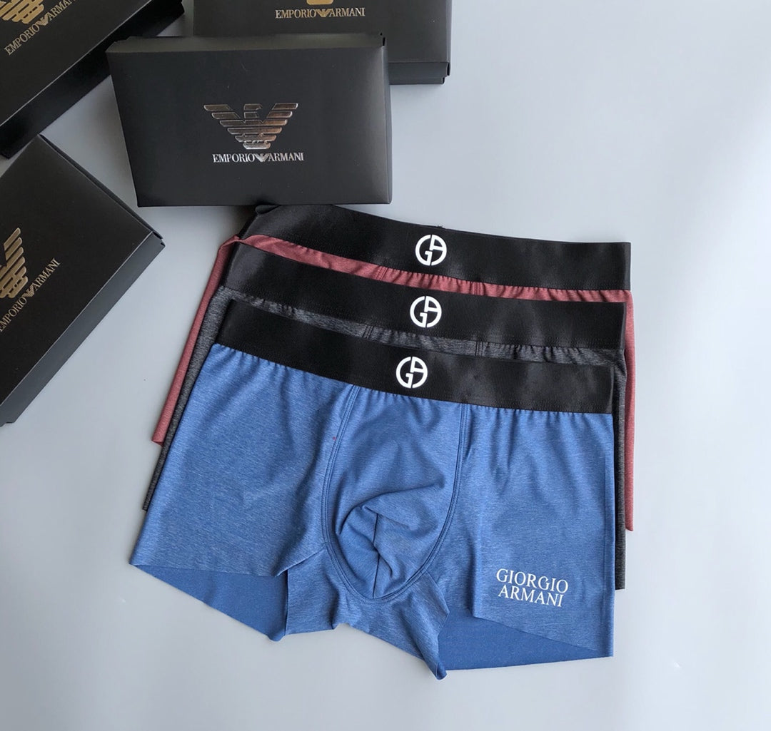 Emporio Armani Black Boxed Circle Monogram Boxer Briefs, image 6