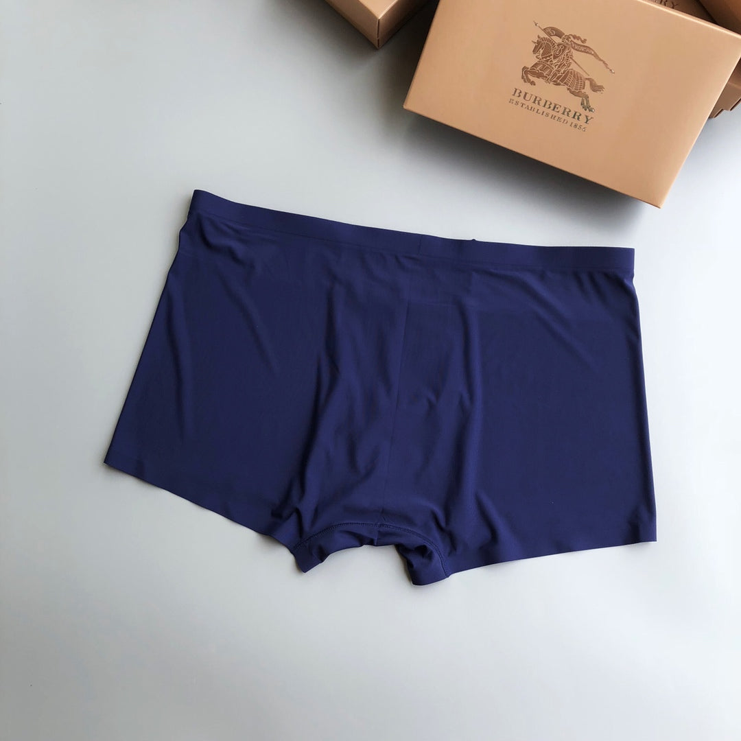Burberry Black White Blue Small Wordmarks Boxer Briefs, image 9