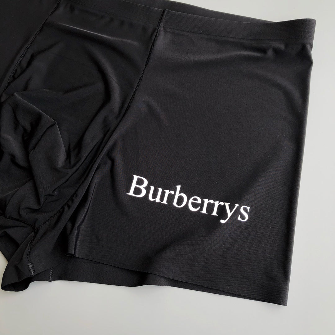 Burberry Black White Plain Body Wordmark Boxer Briefs, image 8
