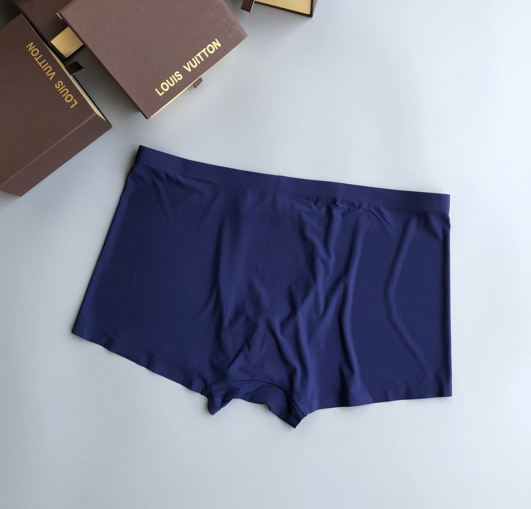 Louis Vuitton Red White Navy Bold Letter Patch Boxer Briefs, image 9