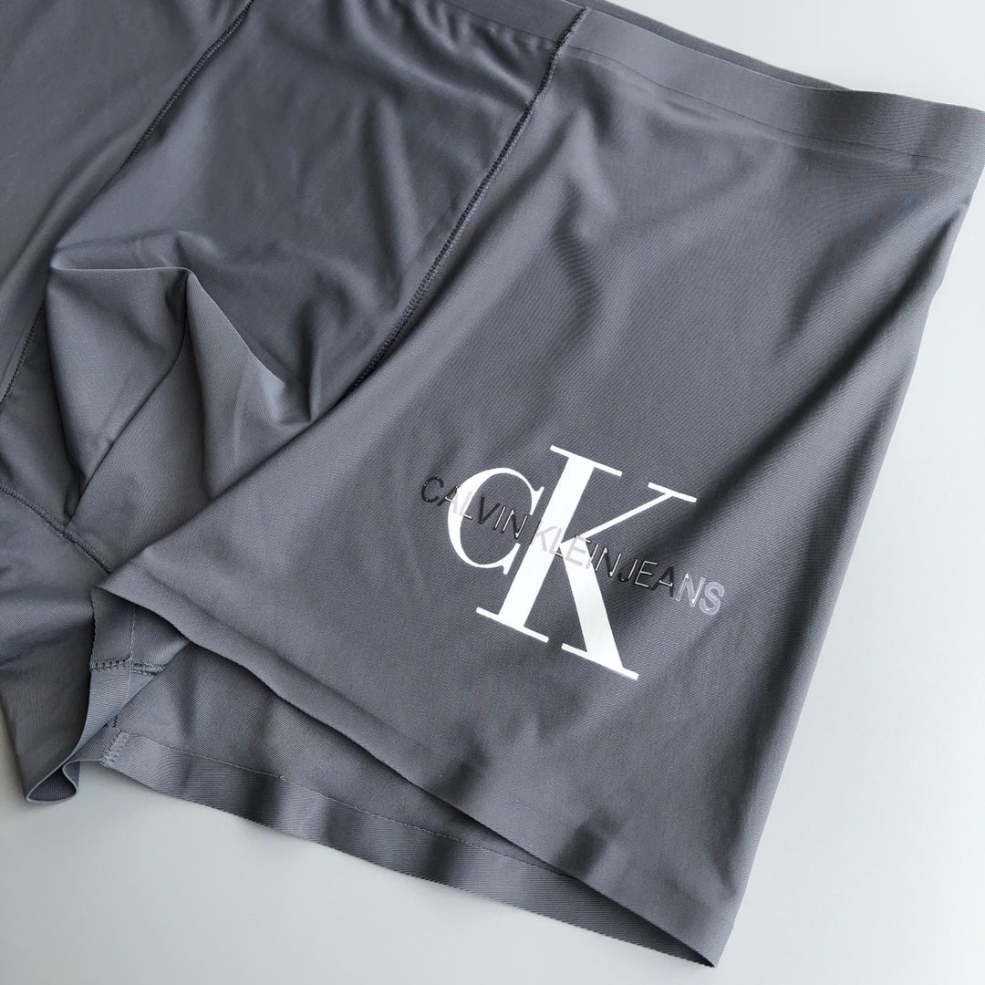Calvin Klein Red Grey Large Monogram Boxer Briefs, image 8