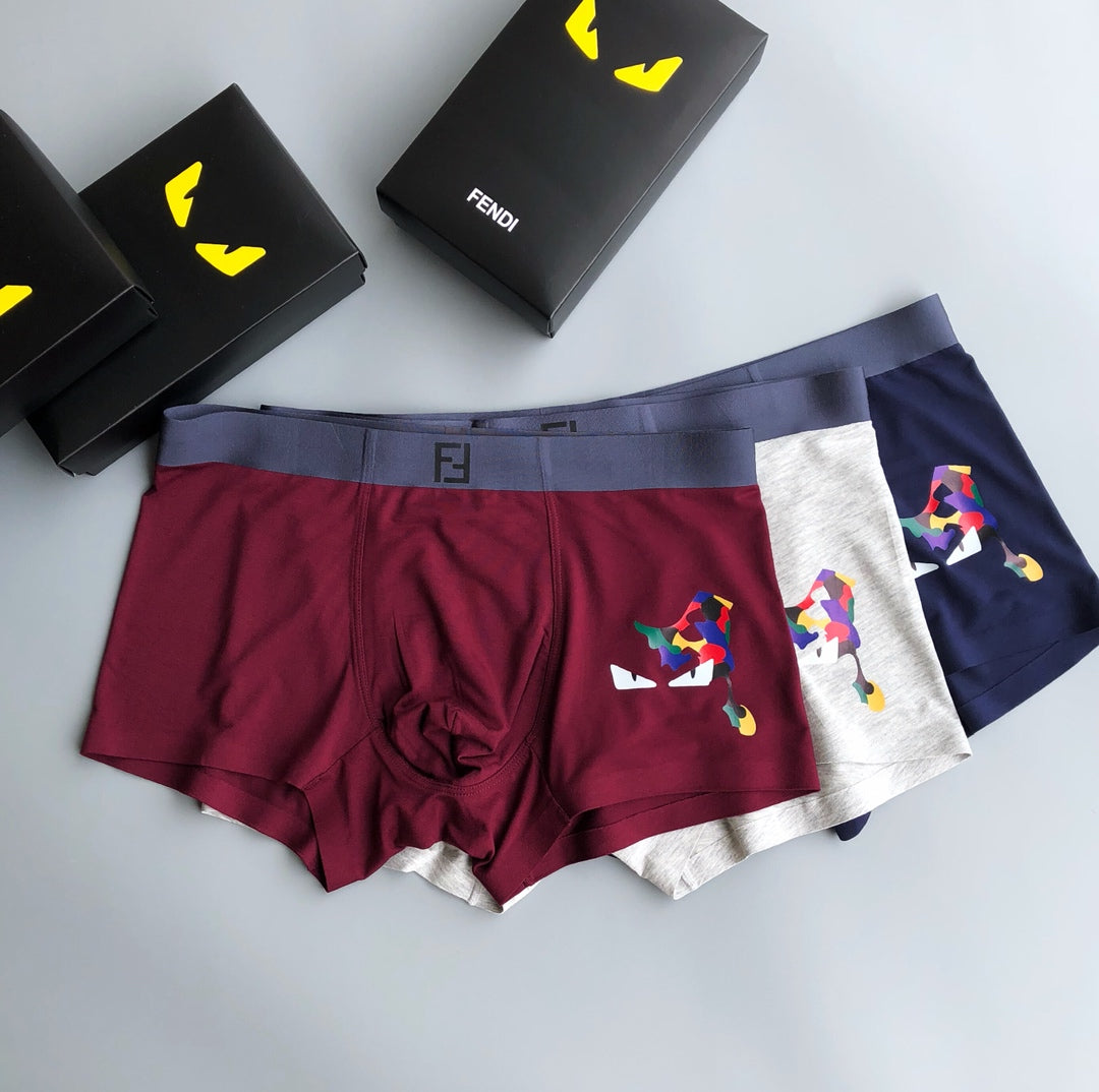 Fendi Colourful Small Character Motifs Boxer Briefs, image 3