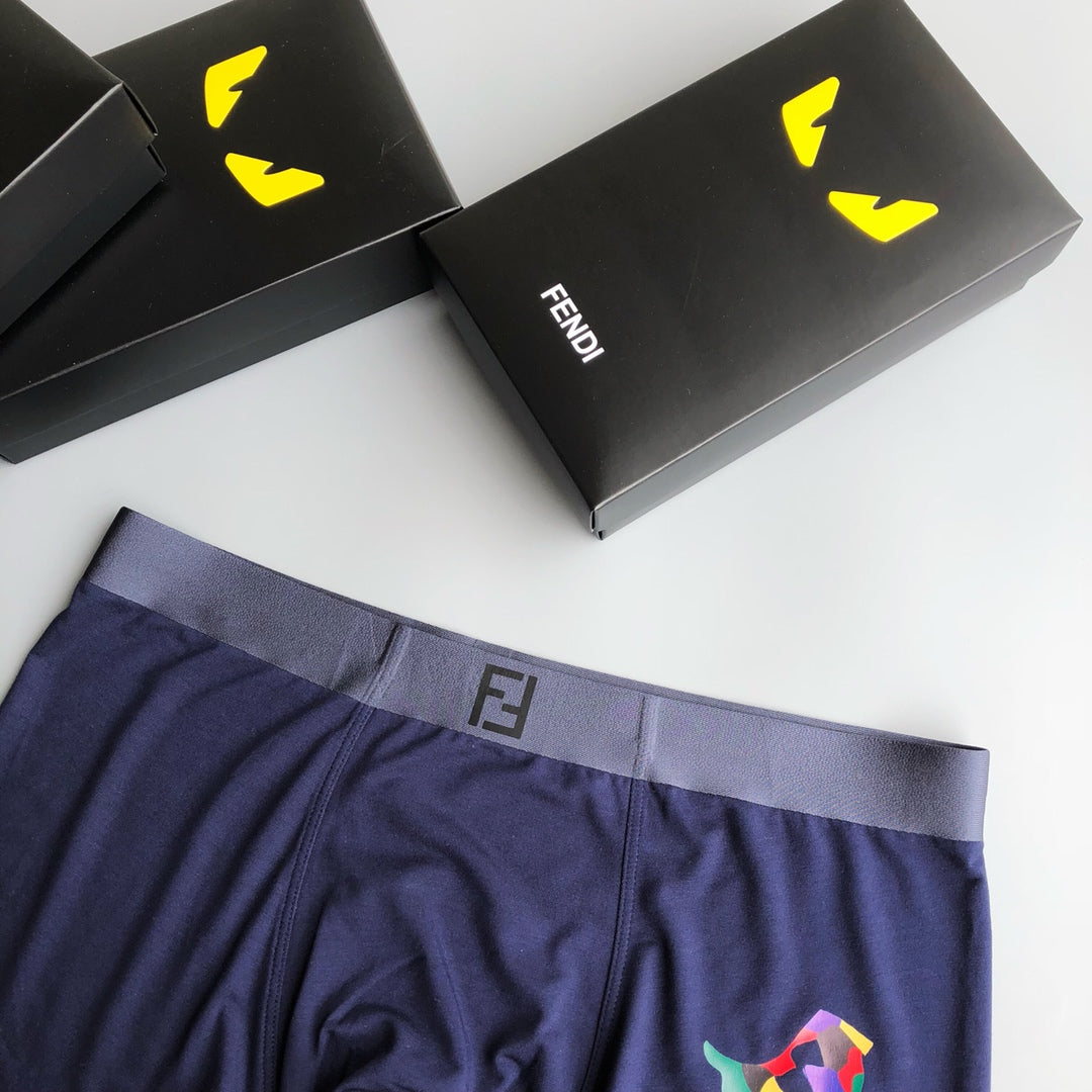Fendi Colourful Small Character Motifs Boxer Briefs, image 6