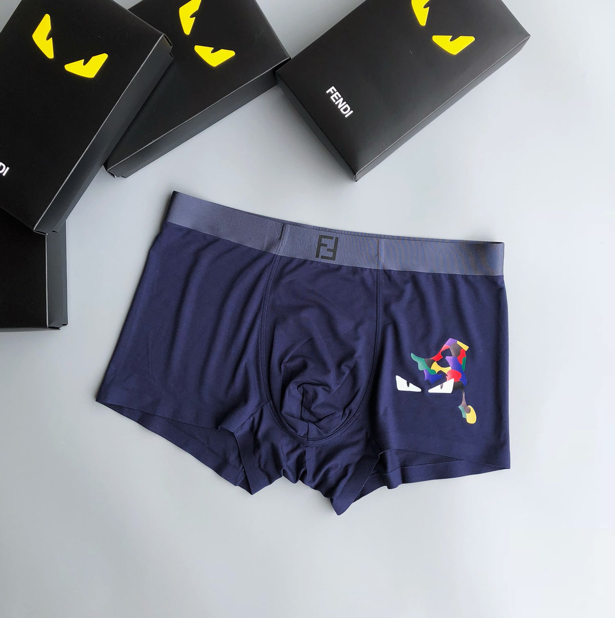 Fendi Colourful Small Character Motifs Boxer Briefs, image 5