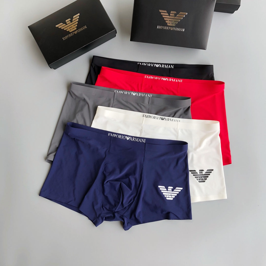 Armani Large Eagle Motif Boxer Briefs, Box of 3, gallery image 1