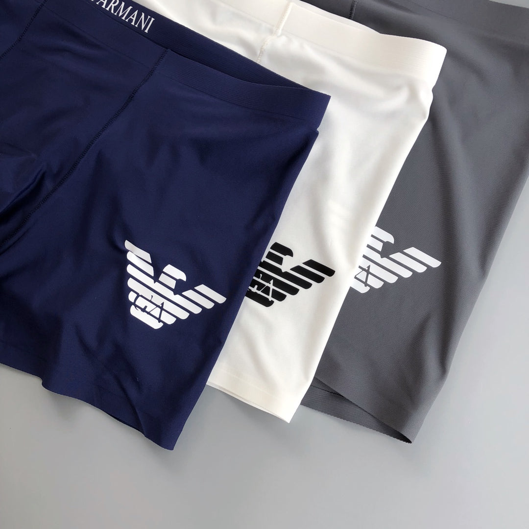 Armani Compact Eagle Motif Boxer Briefs, Box of 3, gallery image 4