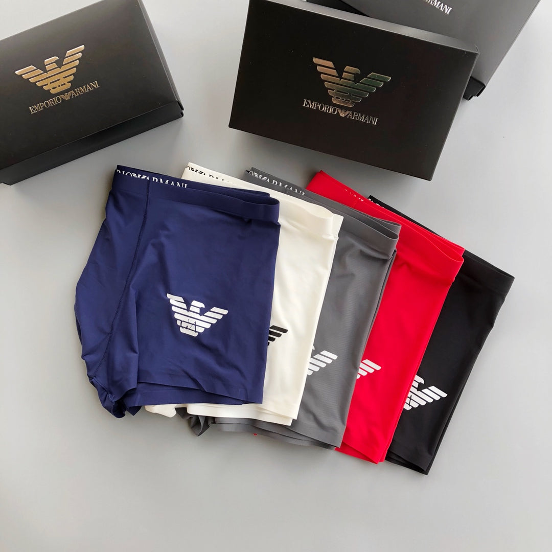 Armani Compact Eagle Motif Boxer Briefs, Box of 3, gallery image 5