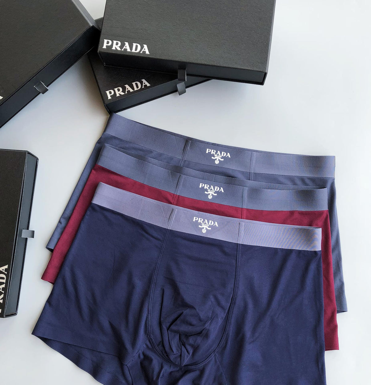 Prada Boxed Colourful Repeated Small Birds Boxer Briefs, image 4