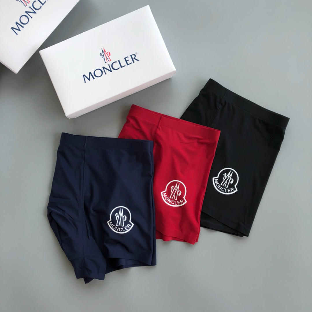Moncler Navy Red Crest Boxer Briefs, Box of 3, gallery image 2