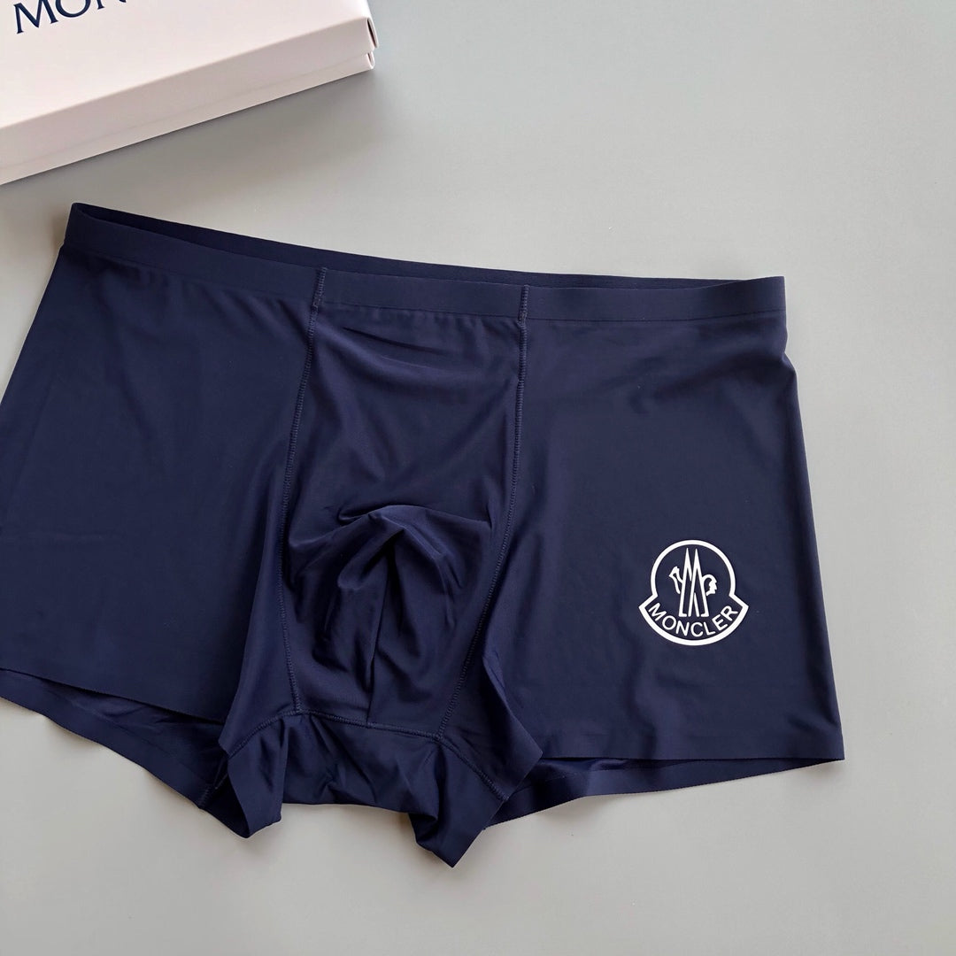 Moncler Navy Red Crest Boxer Briefs, Box of 3, gallery image 7