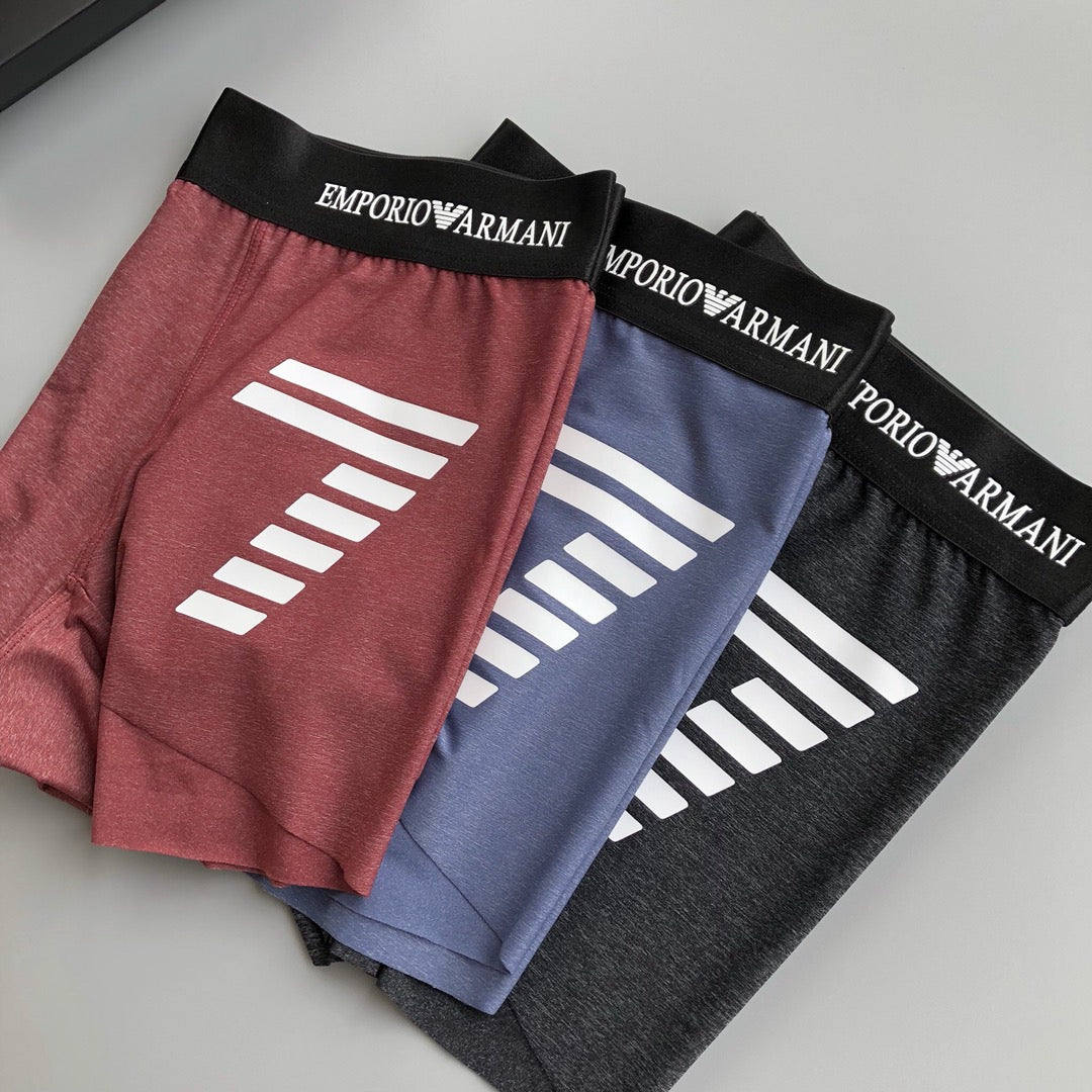 Emporio Armani Muted Bold Diagonal Wing Boxer Briefs, image 1