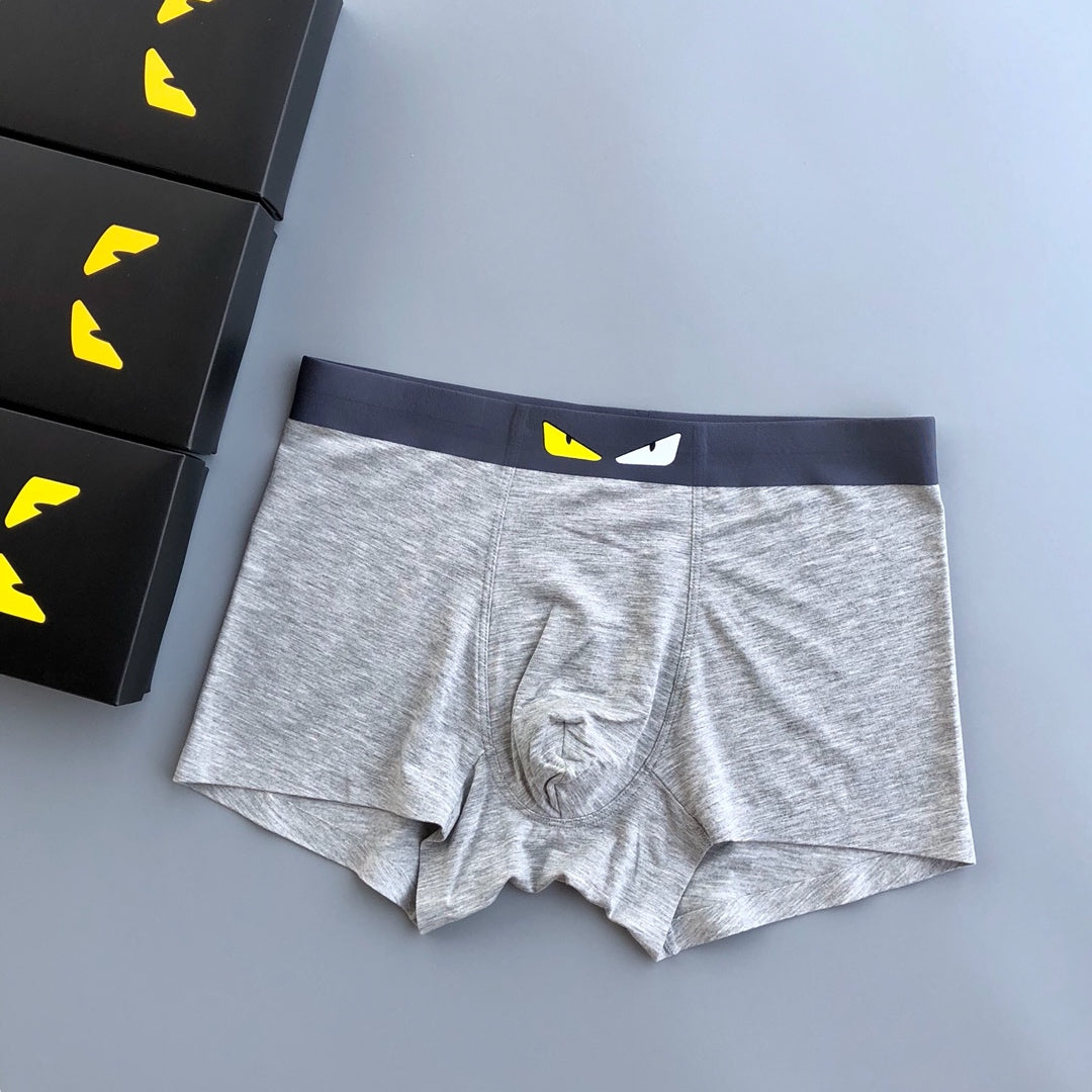 Fendi Grey Dark Stacked Small Eye Waist Boxer Briefs, image 6
