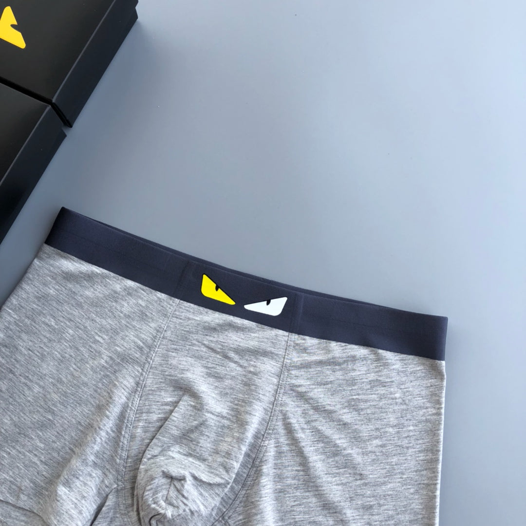 Fendi Grey Dark Stacked Small Eye Waist Boxer Briefs, image 7