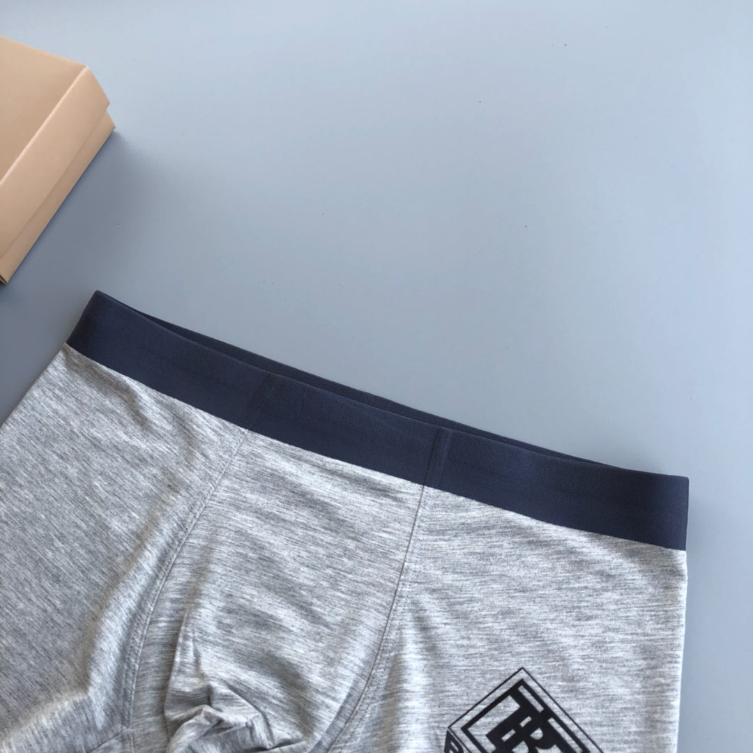 Burberry Grey Blue Teal Small Diamond Patch Boxer Briefs, image 7