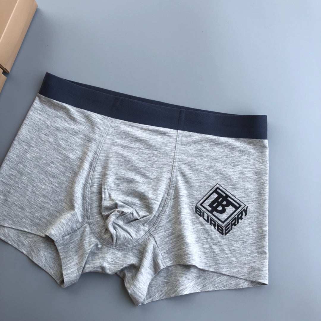 Burberry Grey Blue Teal Small Diamond Patch Boxer Briefs, image 6