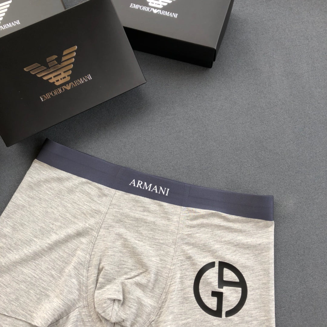 Armani Circle Monogram Boxer Briefs, Box of 3, gallery image 7