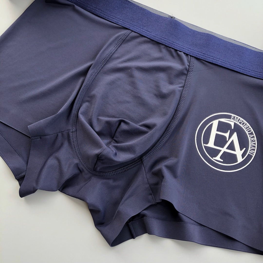 Emporio Armani Black Navy Mint Circle Logo Boxer Briefs, image 7