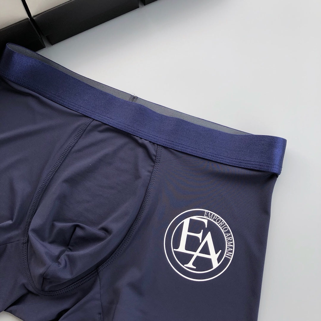 Armani Circular Letter Emblem Boxer Briefs, Box of 3, gallery image 6