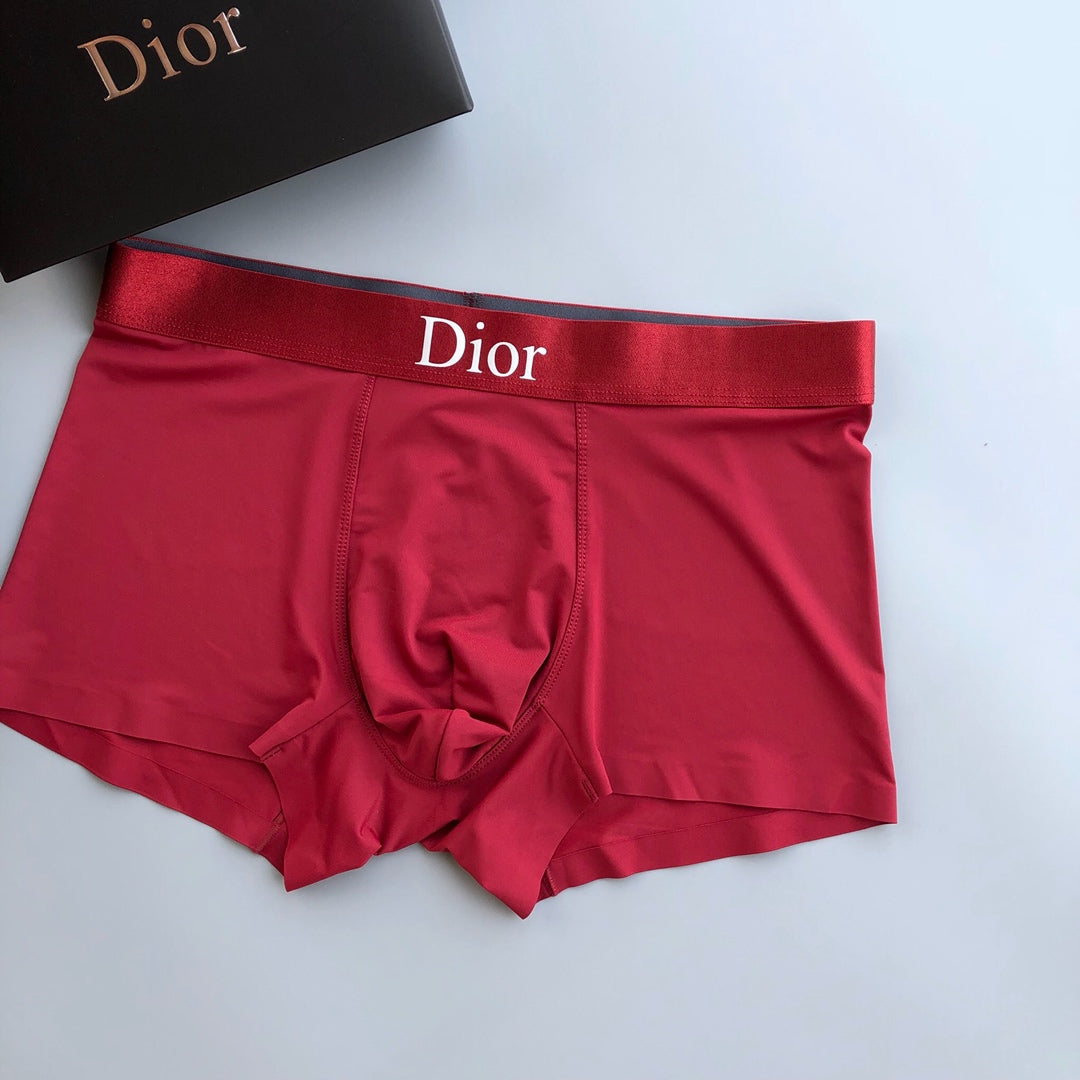 Dior Boxed Black Blue Red Wordmarks Boxer Briefs, image 5