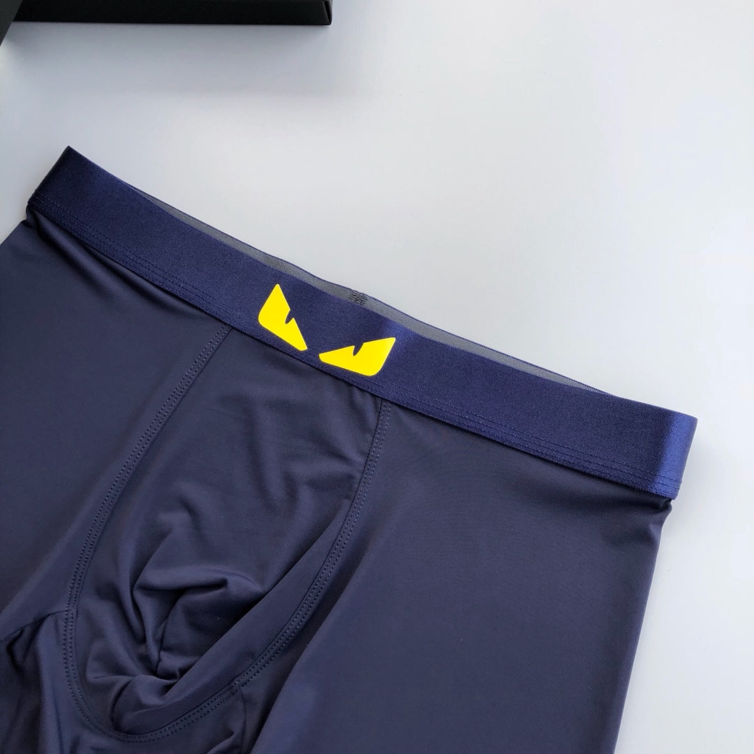 Fendi Blue Grey Fine Neon Eye Waist Boxer Briefs, image 7