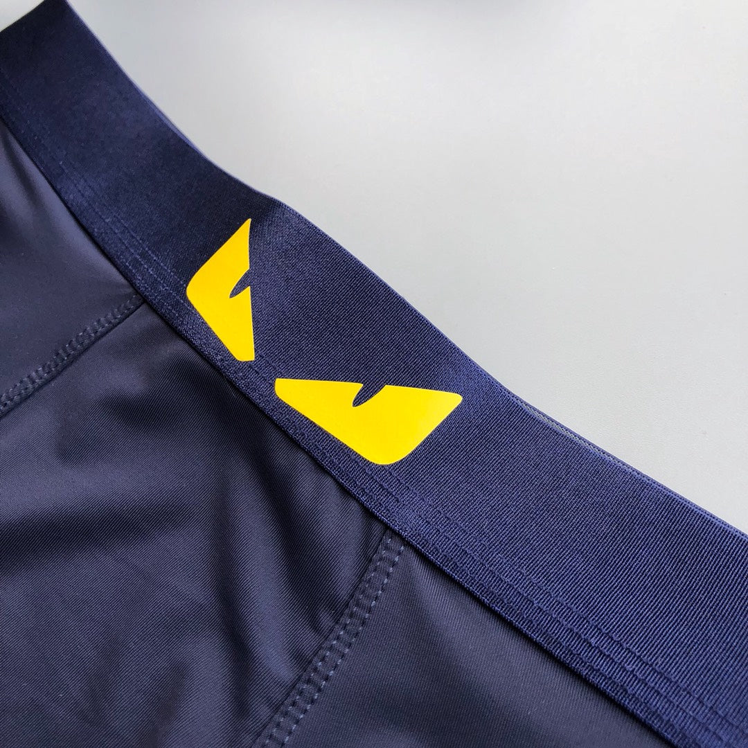 Fendi Blue Grey Fine Neon Eye Waist Boxer Briefs, image 8