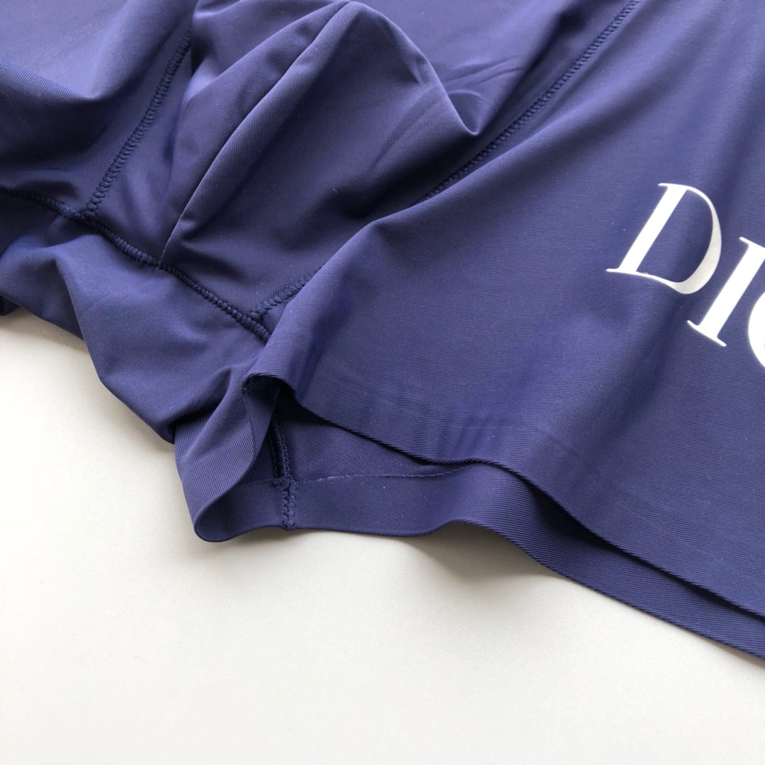 Dior Grey Red Navy Large White Letters Boxer Briefs, image 9
