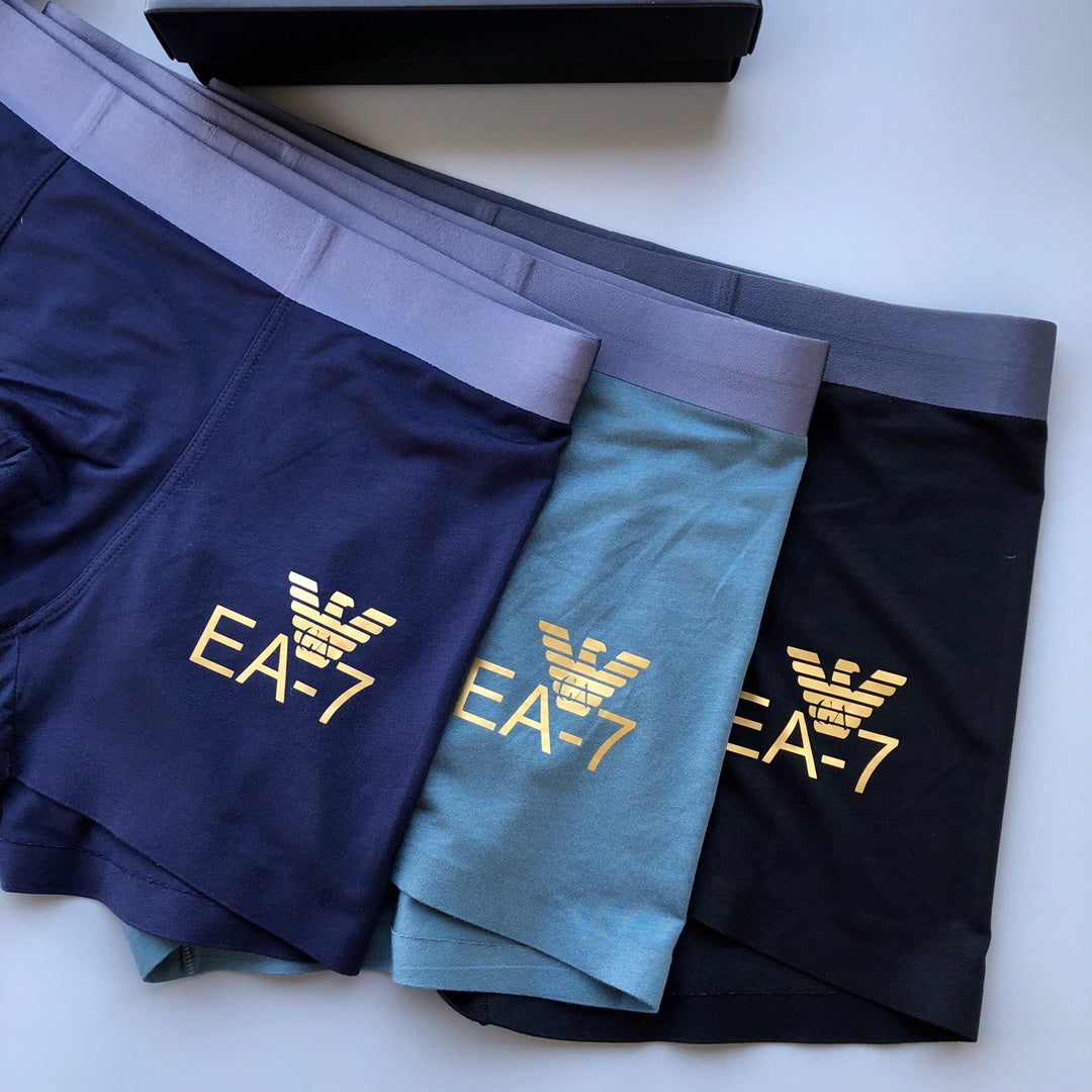 Armani EA7 Eagle Emblem Boxer Briefs, Box of 3, gallery image 4