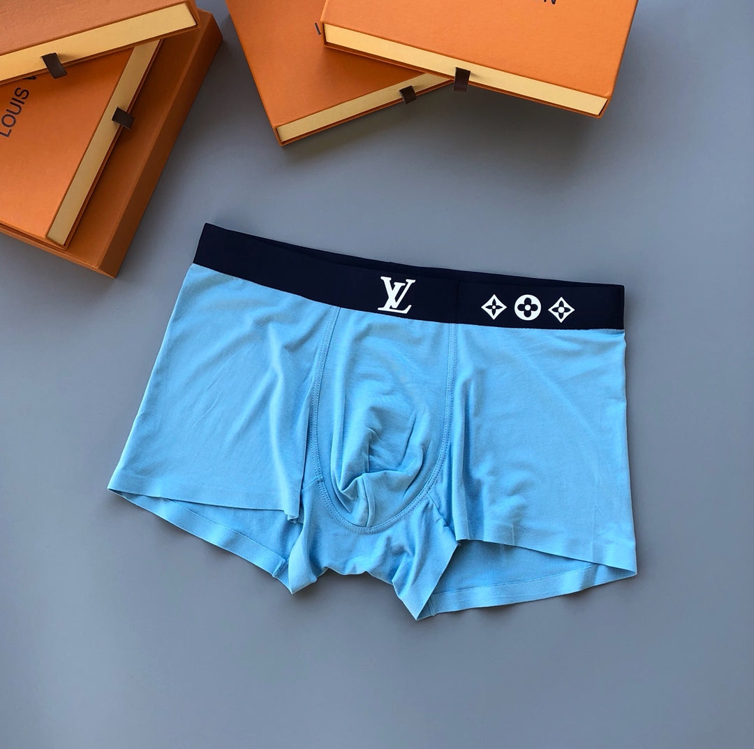 Louis Vuitton Blue Grey Black Diamond Waist Pattern Boxer Briefs, image 6