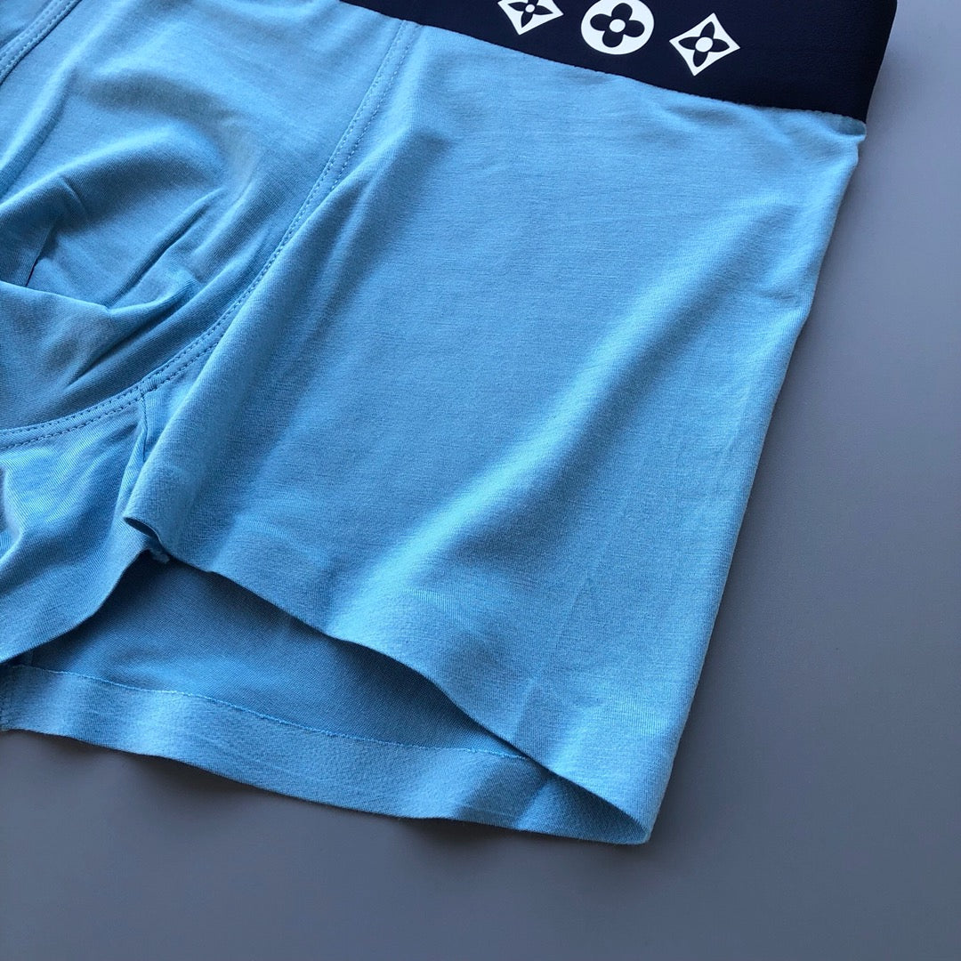 Louis Vuitton Blue Grey Black Diamond Waist Pattern Boxer Briefs, image 8