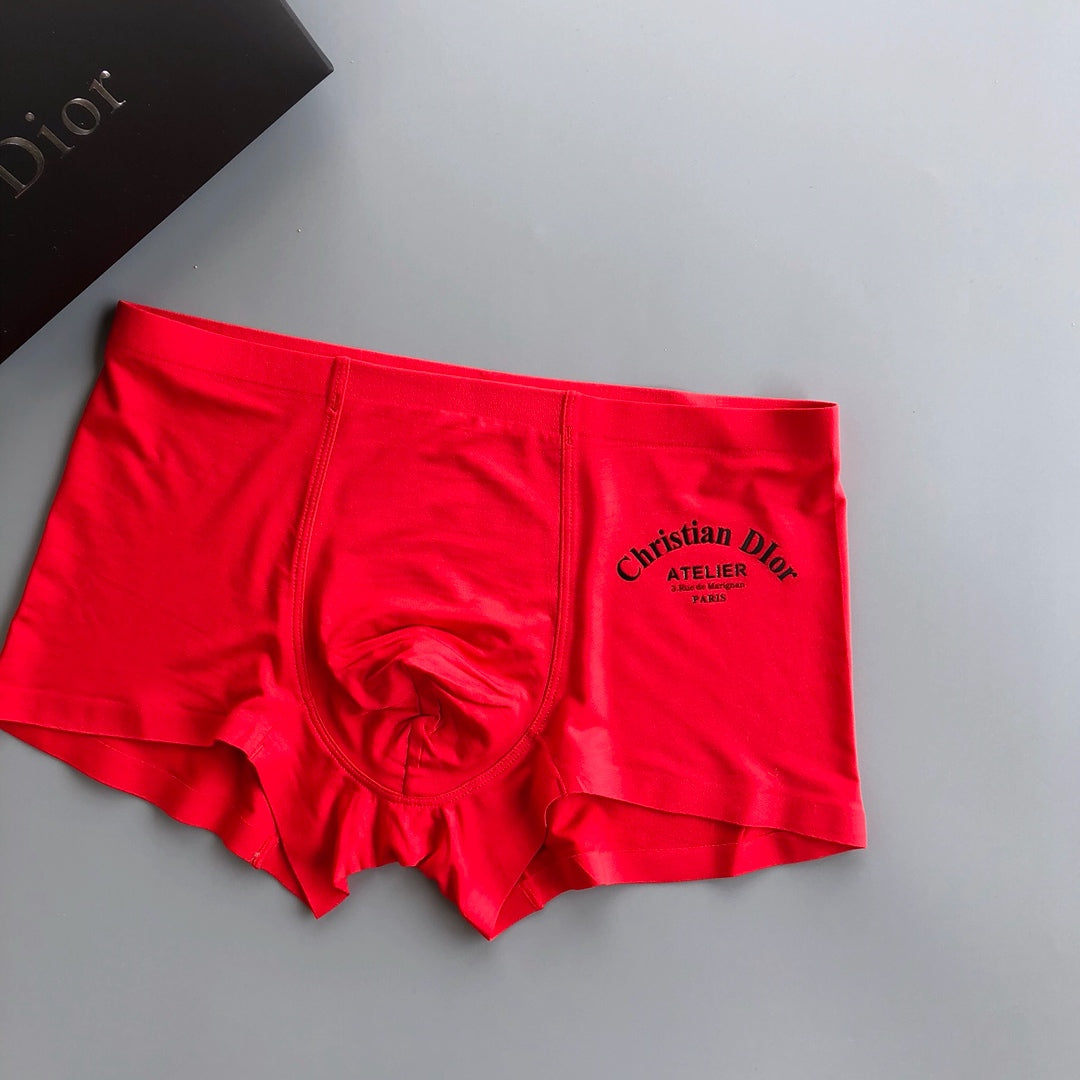 Dior Red Tonal Small Motifs Boxer Briefs, image 5
