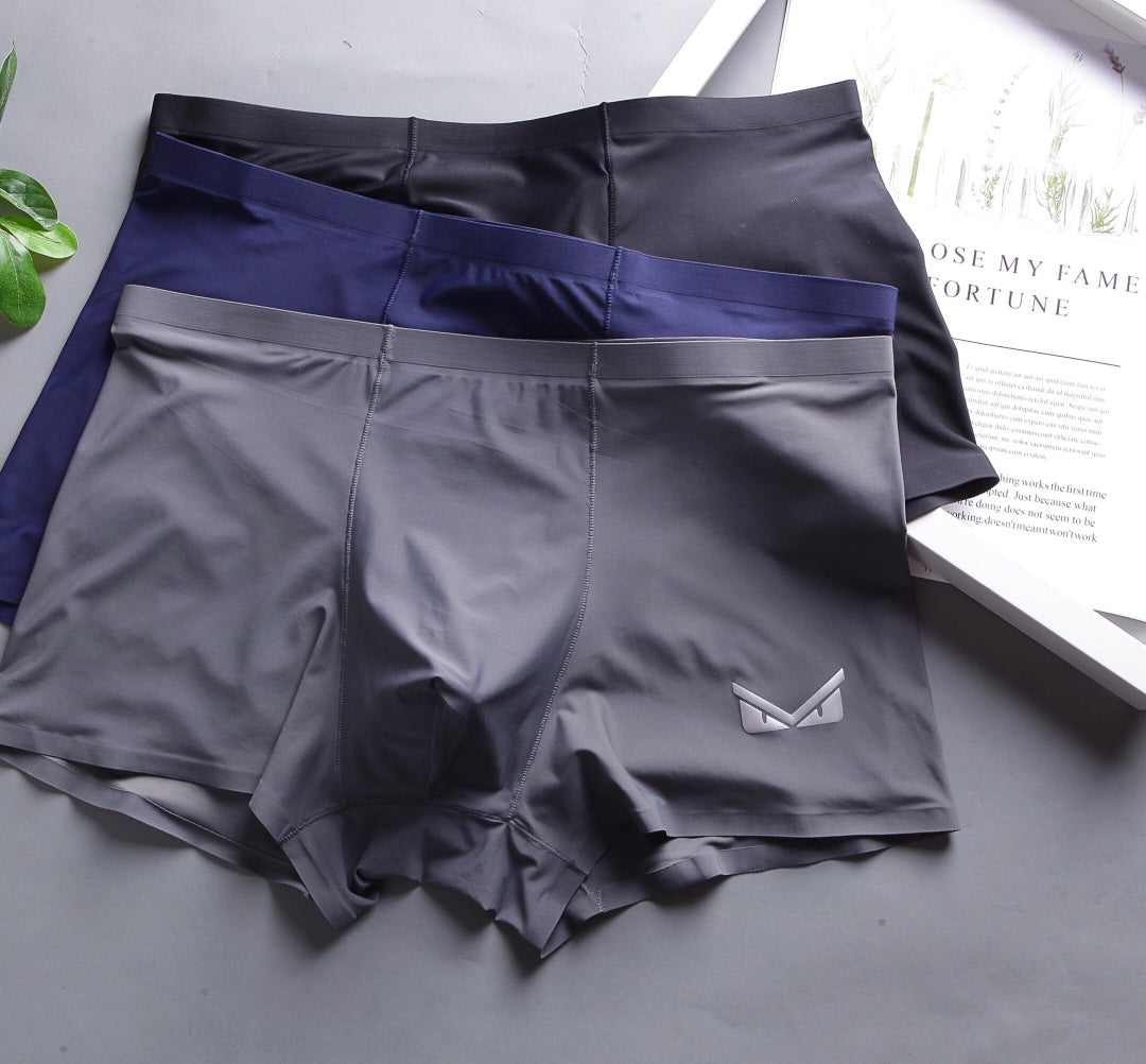 Fendi Grey Navy Broad Waistband Boxer Briefs, image 9