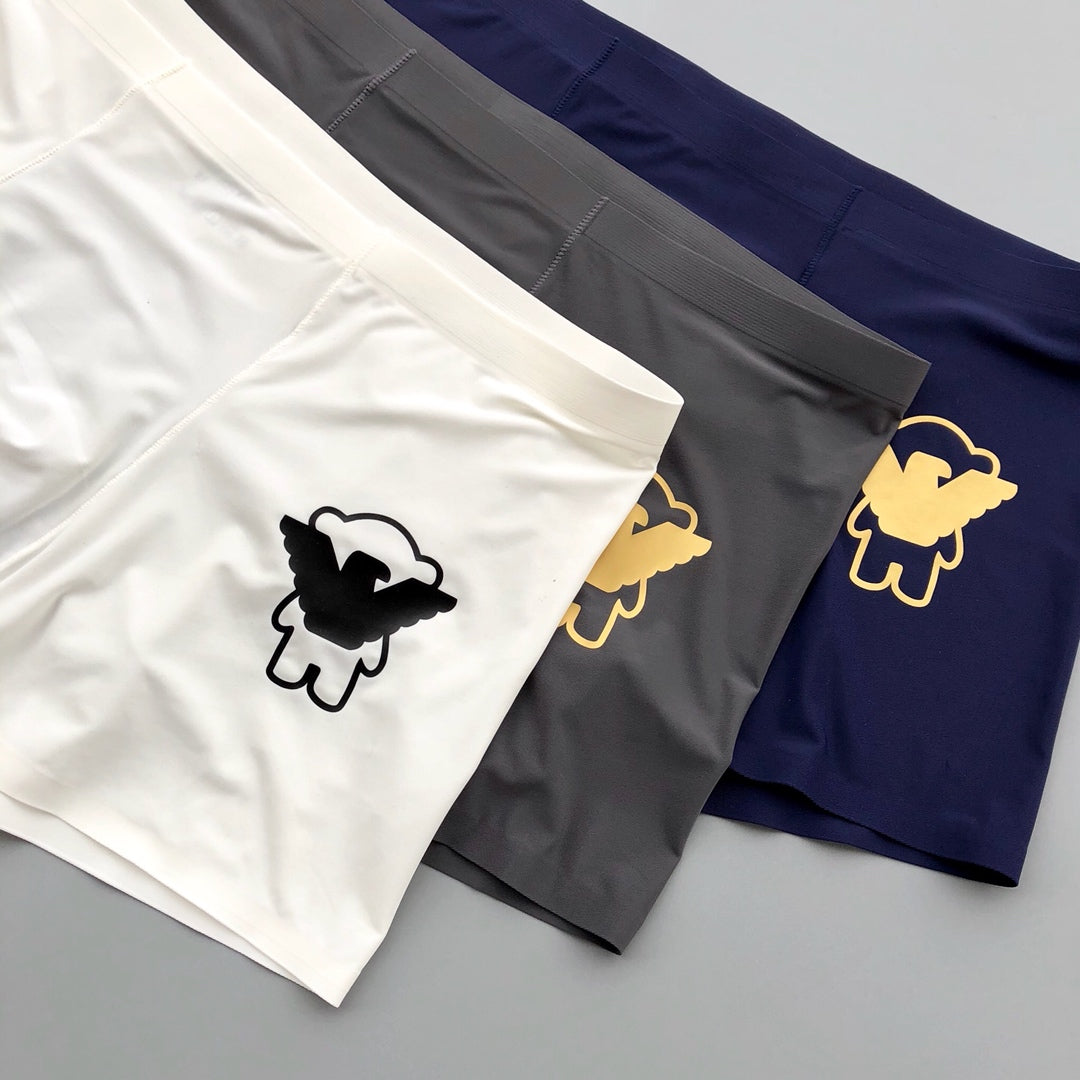 Emporio Armani White Gold Wing Emblem Boxer Briefs, image 3
